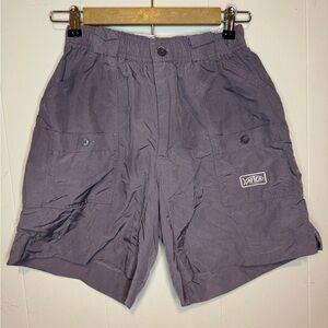 AFTCO Men's Charcoal Cargo Shorts